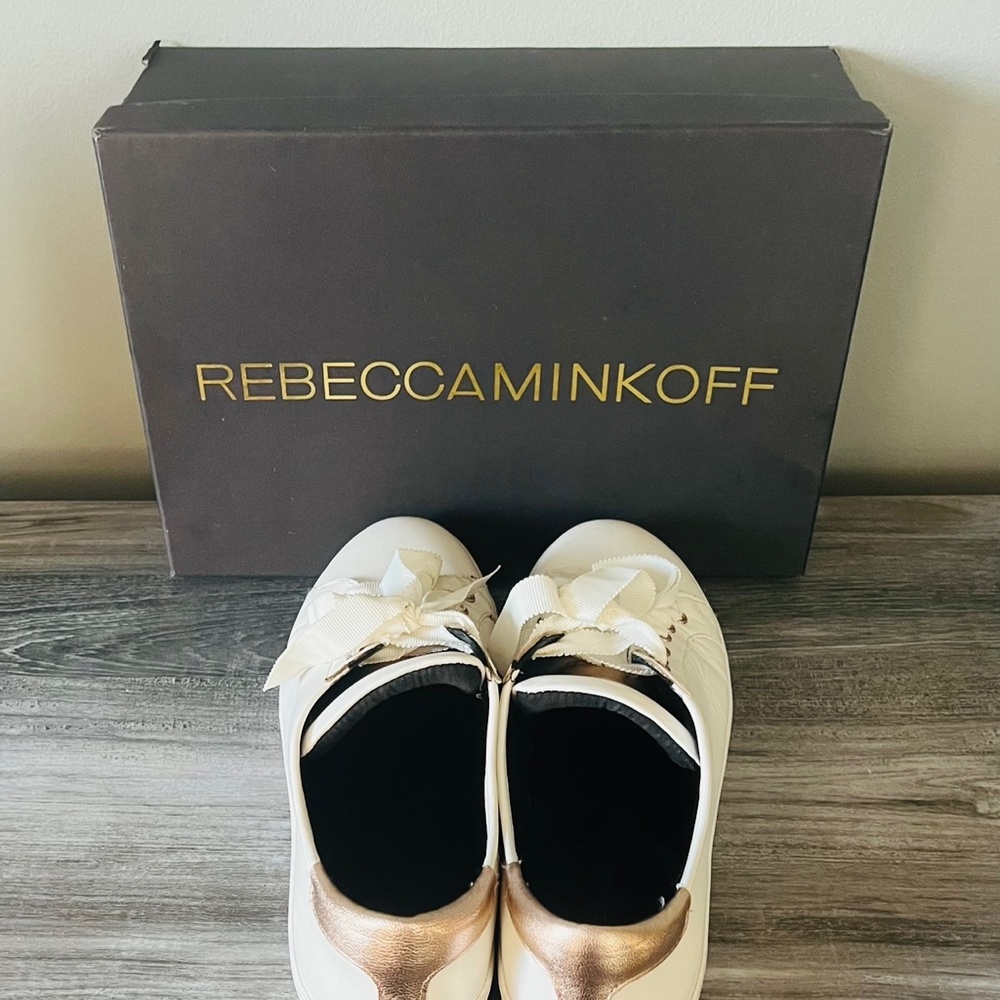 Rebecca Minkoff white sneaker shoes - Picture 4 of 7